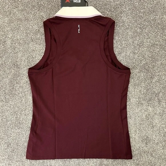 Ralph Lauren RLX Tailored Fit Sleeveless Polo Shirt Top Womens Size XS - NWT $98 - Picture 4 of 15